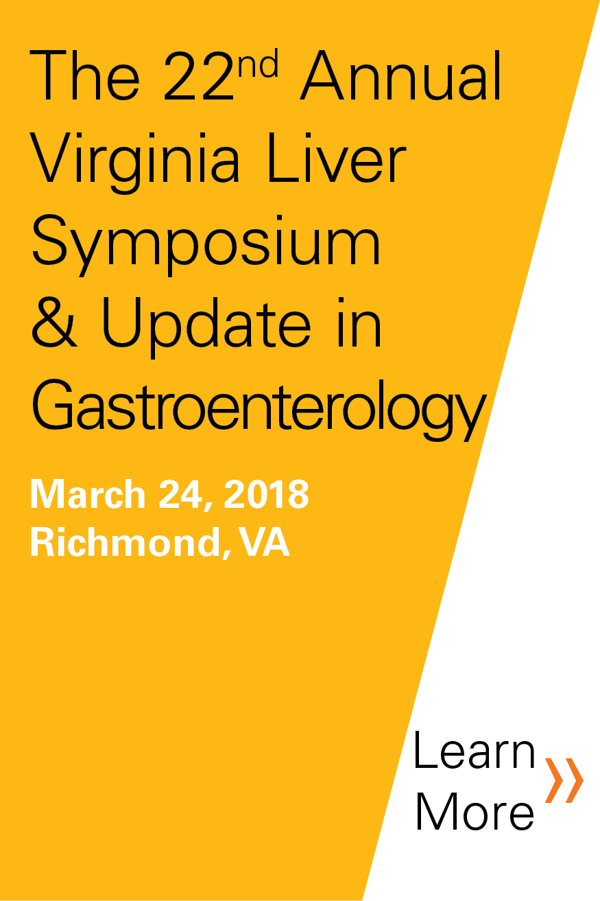 The 22nd Annual Virginia Liver Symposium & Update in Gastroenterology Banner